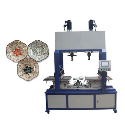 Máquina de cerámica semiautomática de Machine Bowl Printing de la impresora de 2 colores