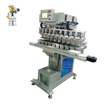 10 control servo de la pantalla táctil del PLC de la placa de Machine 4x8 de la impresora del cojín de la lanzadera del color