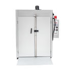 secador de alta temperatura de 250 grados que cura la impresión de la pantalla de la máquina con los estantes de sequía