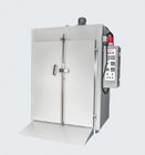 secador de alta temperatura de 250 grados que cura la impresión de la pantalla de la máquina con los estantes de sequía