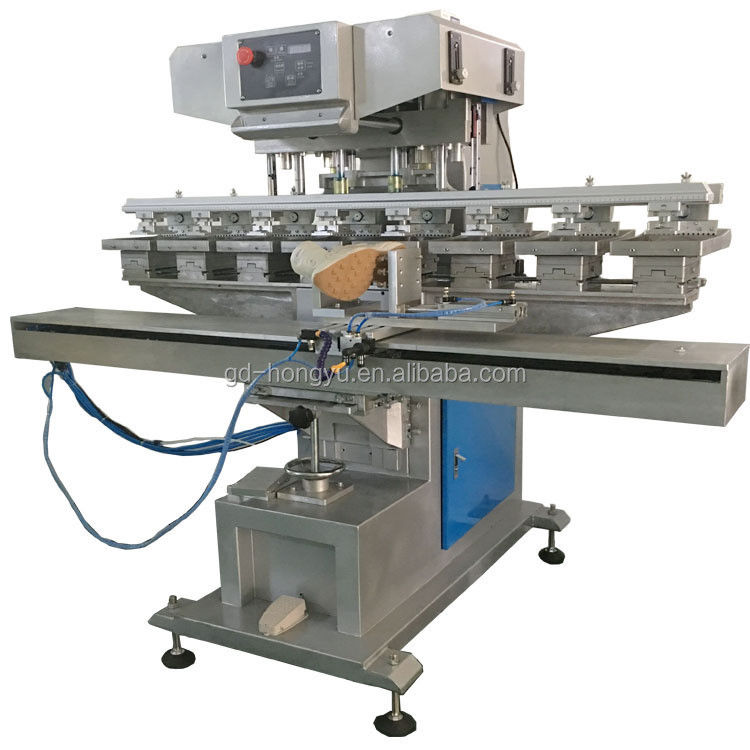 impresora Machine del cojín de 220V 50Hz Tampo 8 colores de impresión para los zapatos